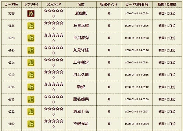 戦くじ6　メイン5日目