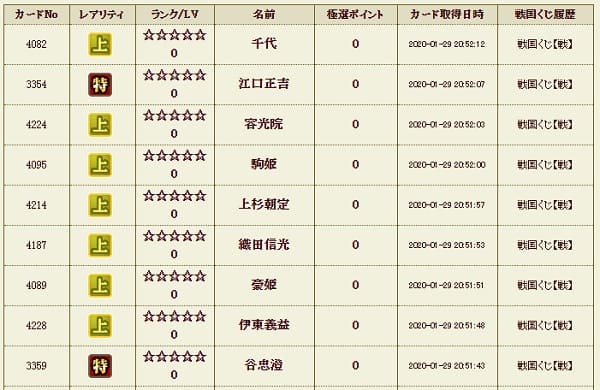 戦くじ9 メイン129