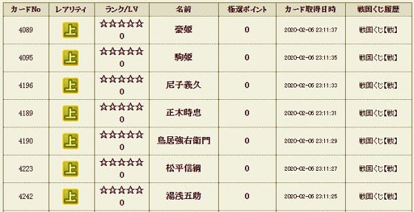 戦くじ7 メイン影206