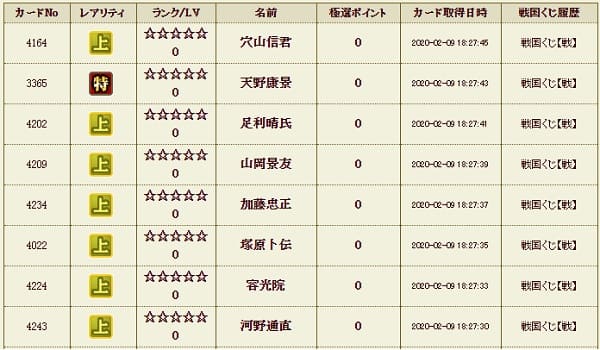 戦くじ7 メイン影209