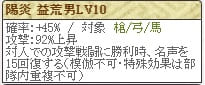 極　後藤又兵衛Lv