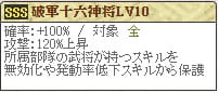 天　家康Lv10