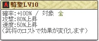 騎聖Lv10