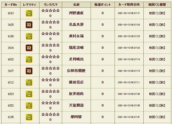 戦くじ310影