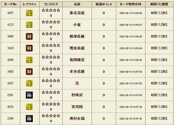 戦くじ210メンテ後4