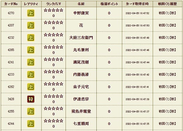 戦くじ405メンテ後3